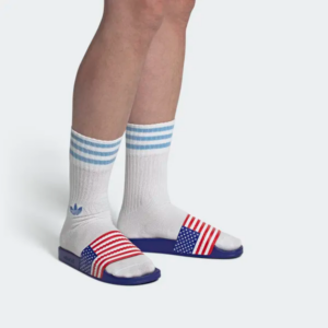 Alternative view of Dép Adidas Adilette Slides 'USA Flag' G55380