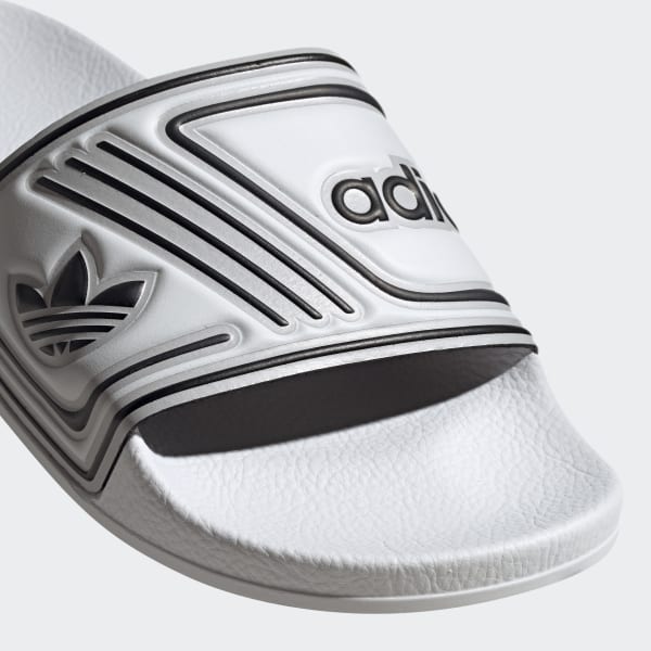 Dép Adidas Adilette Black and Royal Blue Slides EE6178 - Ảnh 4