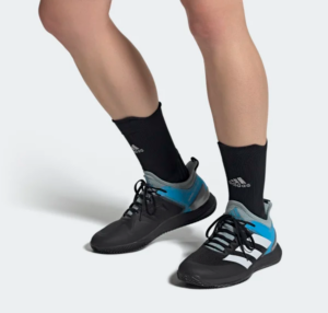Alternative view of Giày Tennis Adidas Adizero Ubersonic 'Black Blue' GW2516