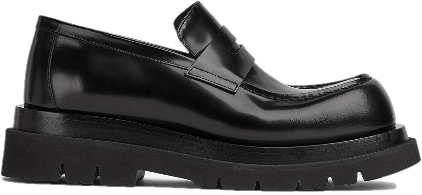 Giay Bottega Veneta Lug Loafer 'Black' 730222V20V01000