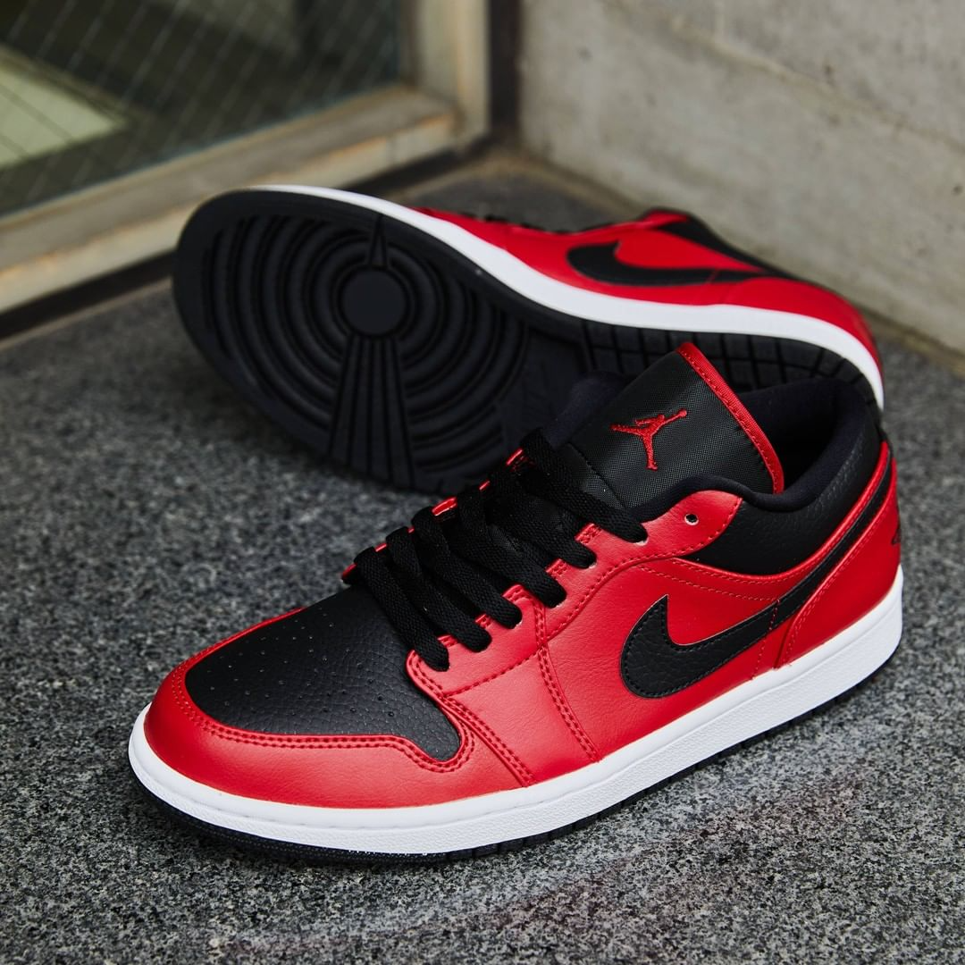 Giày Nike Air Jordan 1 Low 'Reverse Bred' 553558-605 - Ảnh 7