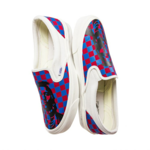 Giay Vans John Van Hamersveld x OG Slip-On 'Red and Blue' VN000UDFQLT