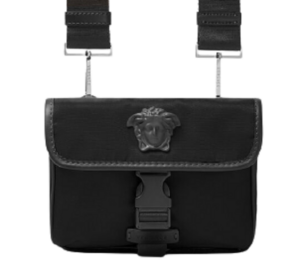 Túi Versace La Medusa Nylon Small Messenger Black 1000727-DNY8ME-D41NP