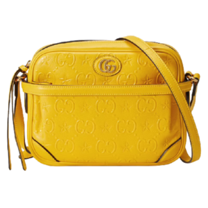 Túi Gucci Small GG Star Shoulder Yeallow Leather ‎675776-UF2AG-7223