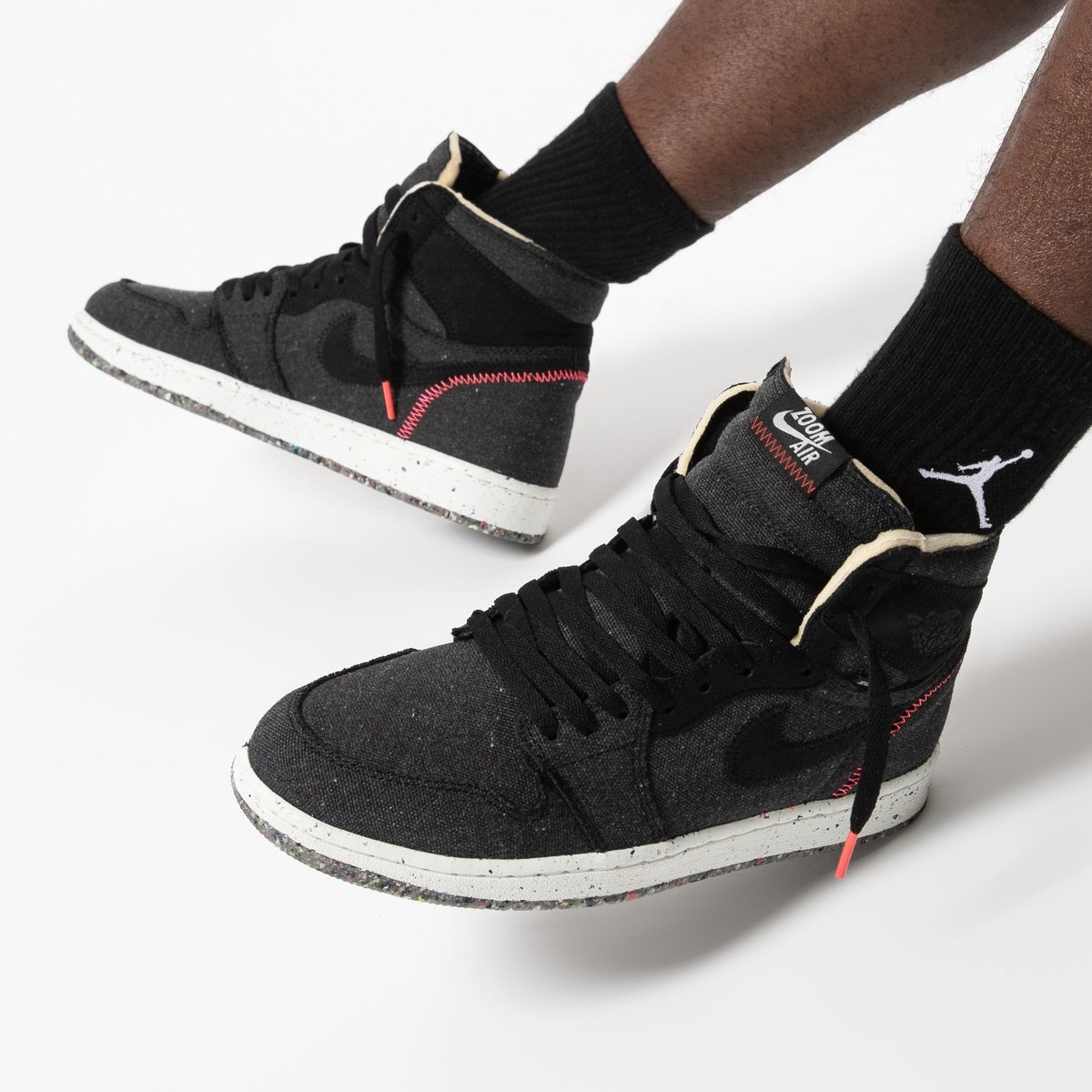 Giày Nike Air Jordan 1 High Zoom 'Crater' CW2414-001 - Ảnh 3