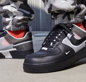 Alternative view of Giày Nike Air Force 1 React 'Black White' DM0573-002