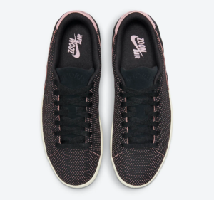 Alternative view of Giày Nike Air Jordan 1 Centre Court 'Perforated Black Pink' DJ2756-006