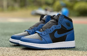 Giay Nike Air Jordan 1 Retro High OG GS 'Dark Marina Blue' 575441-404