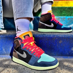 Alternative view of Giày Nike Air Jordan 1 Retro High 'Tokyo Bio Hack' 555088-201