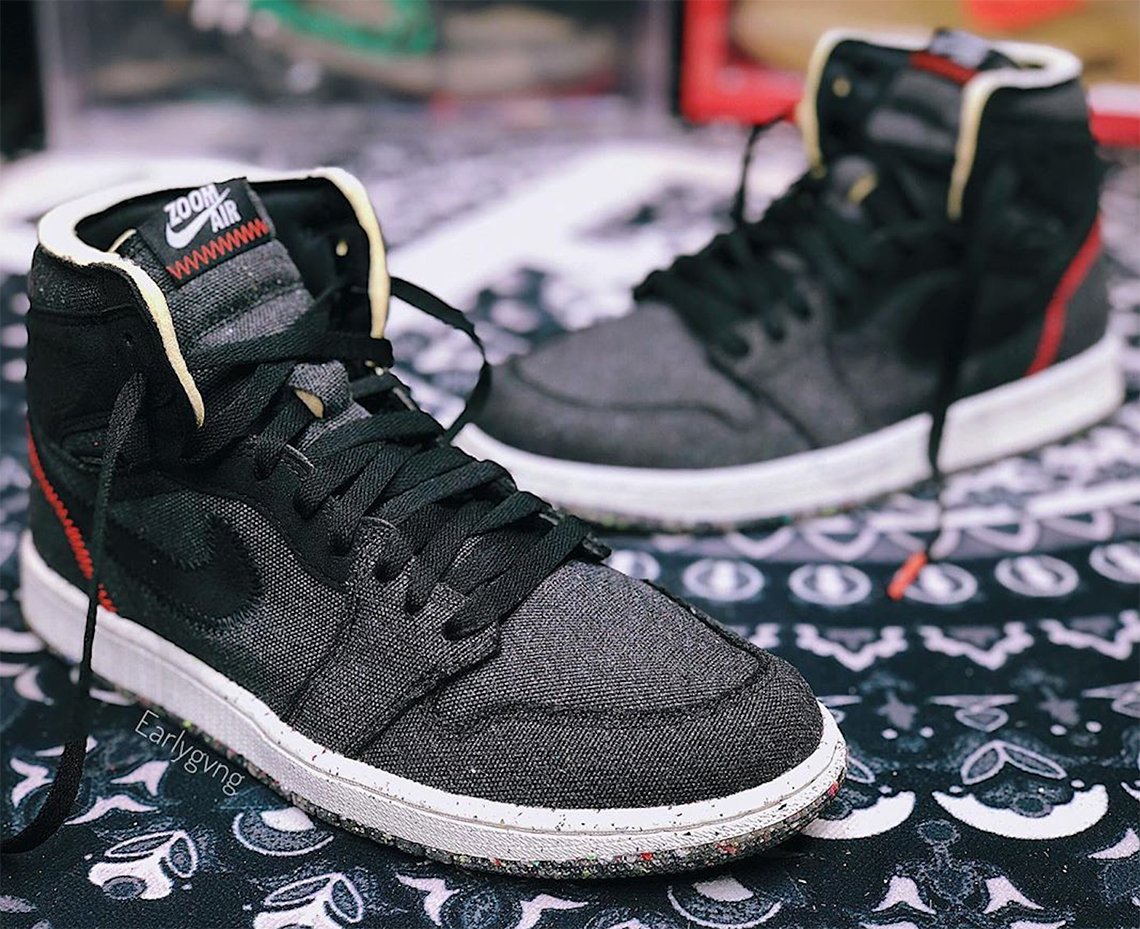 Giày Nike Air Jordan 1 High Zoom 'Crater' CW2414-001 - Ảnh 8