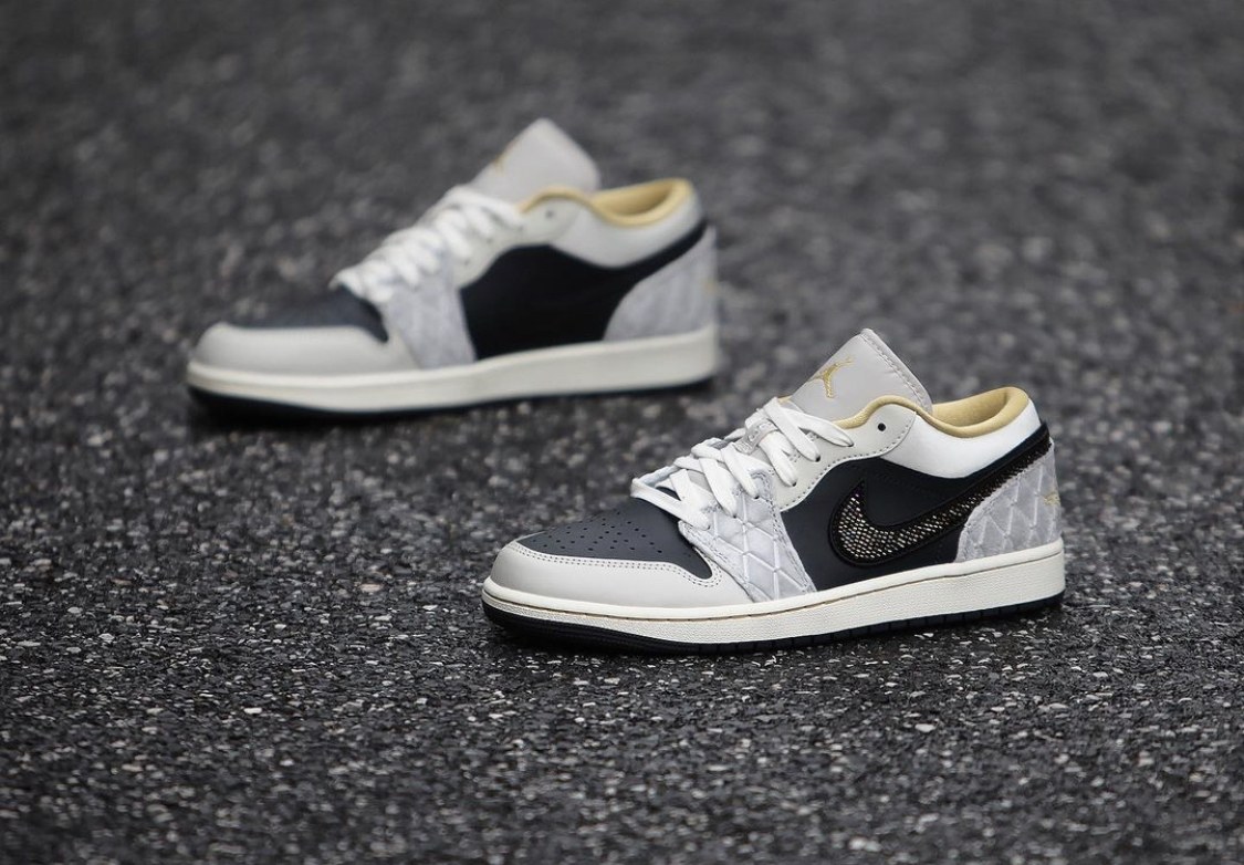 Giay Nike Air Jordan 1 Low 'Beaded Swoosh' DV1762-001