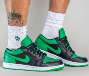 Giay Nike Air Jordan 1 Low 'Lucky Green' 553558-065