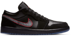 Giày Nike Air Jordan 1 Low Black Red Orbit CK3022-006