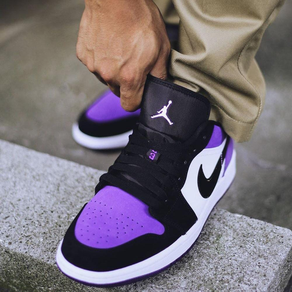 Giày Nike Air Jordan 1 Low 'Court Purple' 553558-125 - Ảnh 2