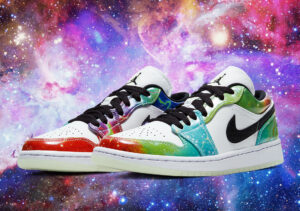 Alternative view of Giày Nike Air Jordan 1 Low 'Galaxy' (W) CW7310-909