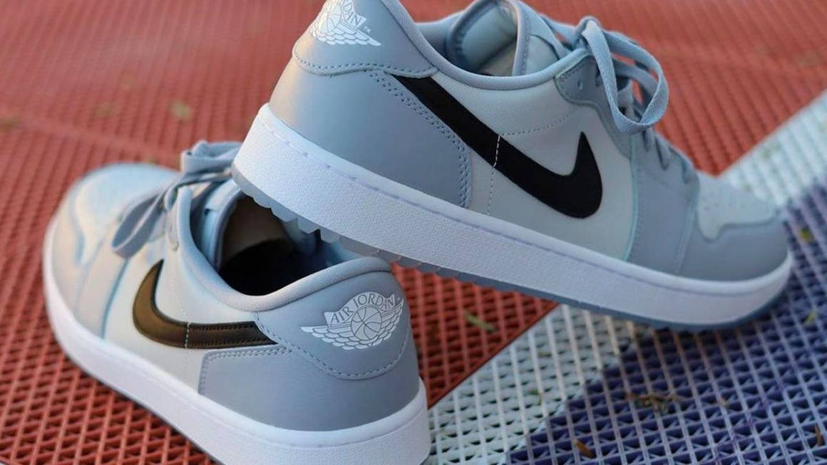 Giày Golf Nike Air Jordan 1 Low Golf 'Wolf Grey' DD9315-002 - Ảnh 10