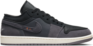 Giày Nike Air Jordan 1 Low Craft Inside Out 'Black' DN1635-001