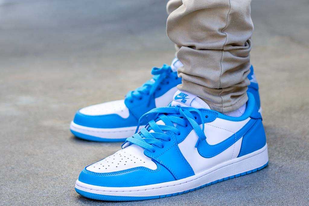 Giày Nike Eric Koston x Air Jordan 1 Low SB 'Powder Blue' CJ7891-401 - Ảnh 4