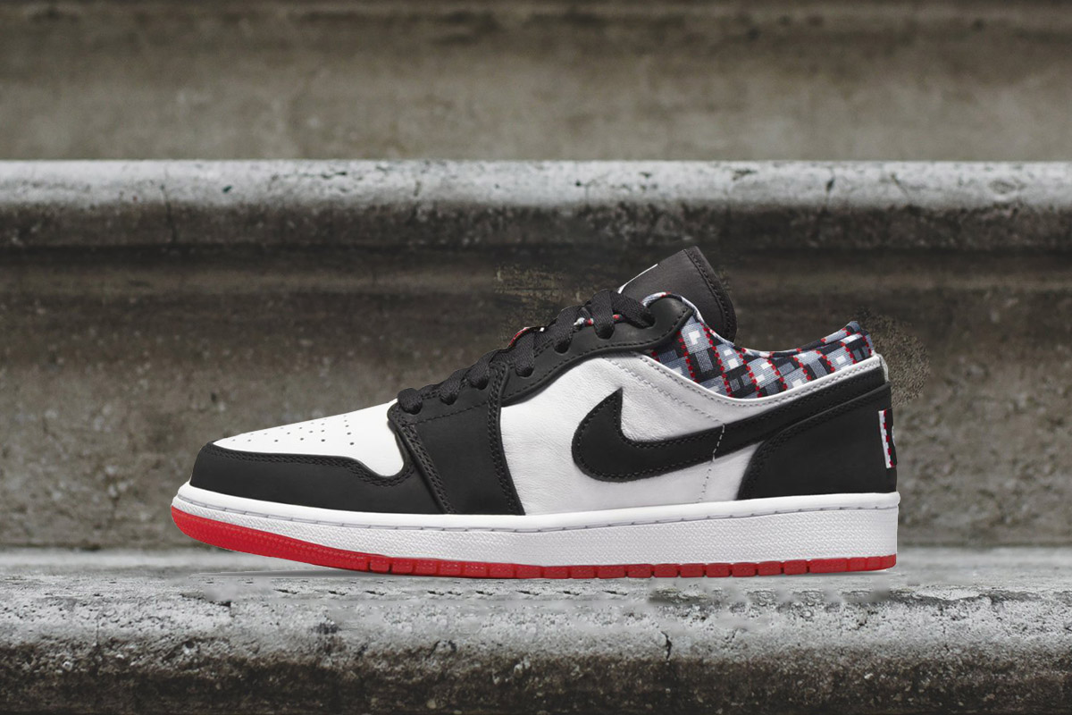 Giày Nike Air Jordan 1 Low 'Quai 54' 2021 DM0095-106 - Ảnh 9