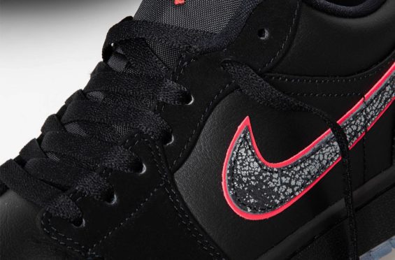 Giày Nike Air Jordan 1 Low Black Red Orbit CK3022-006 - Ảnh 6