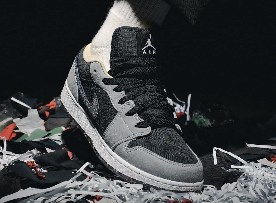 Giày Nike Air Jordan 1 Low 'Crater' DM4657-001 - Ảnh 4