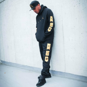 Alternative view of Giày Nike Air Jordan 1 Retro Low 'Triple Black' 553558-025