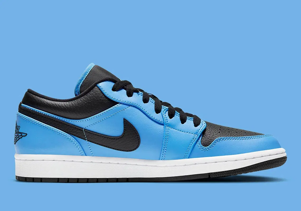 Giày Nike Air Jordan 1 Low 'University Blue Black' 553558-403 - Ảnh 6