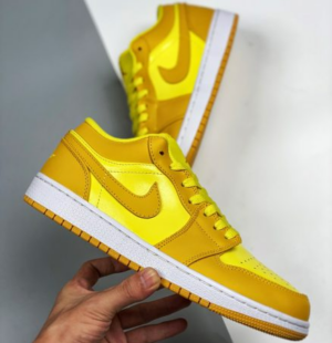 Alternative view of Giày Nike Wmns Air Jordan 1 Low 'Yellow Strike'  DC0774-700