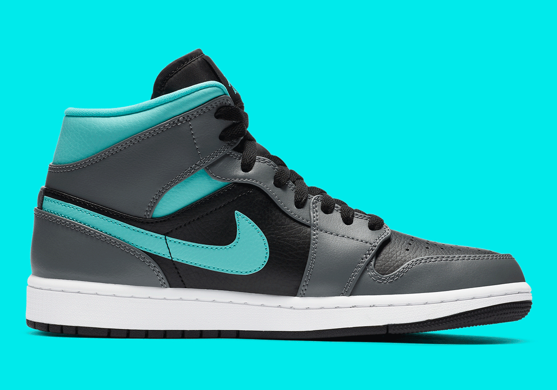 Giày Nike Air Jordan 1 Mid 'Aqua' 554724-063 - Ảnh 5