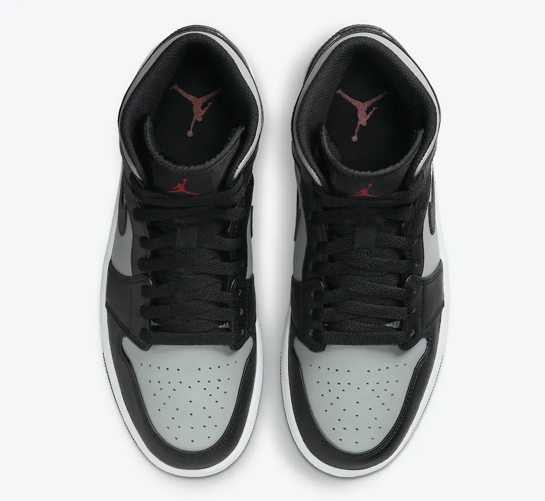 Alternative view of Giày Nike Air Jordan 1 Mid 'Shadow' 554724-096