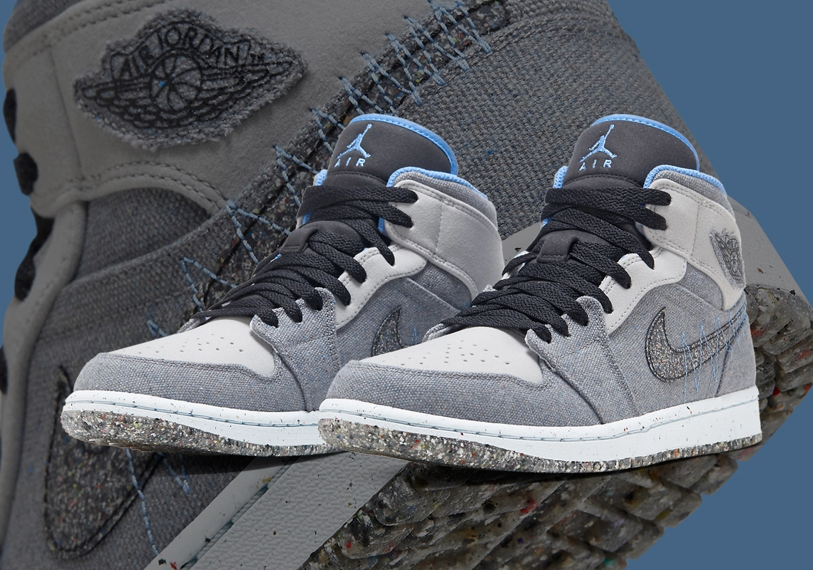 Giày Nike Air Jordan 1 Mid 'Crater' DM3529-004 - Ảnh 4