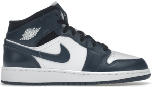 Giày Nike Air Jordan 1 Mid GS 'Armory Navy' 554725-411
