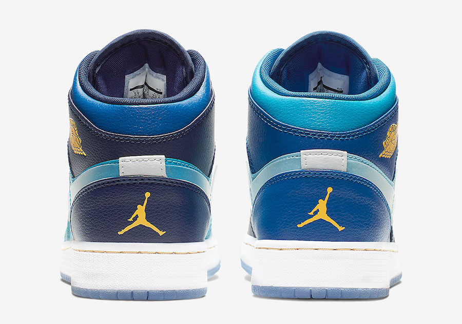 Giày Nike Air Jordan 1 Mid GS 'Fly' BV7446-400 - Ảnh 11