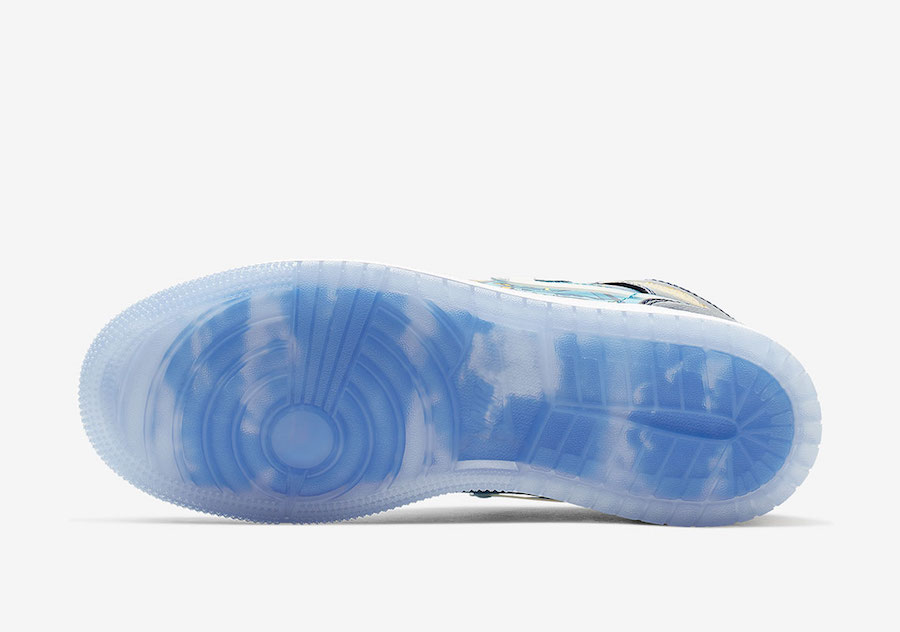 Giày Nike Air Jordan 1 Mid GS 'Fly' BV7446-400 - Ảnh 9