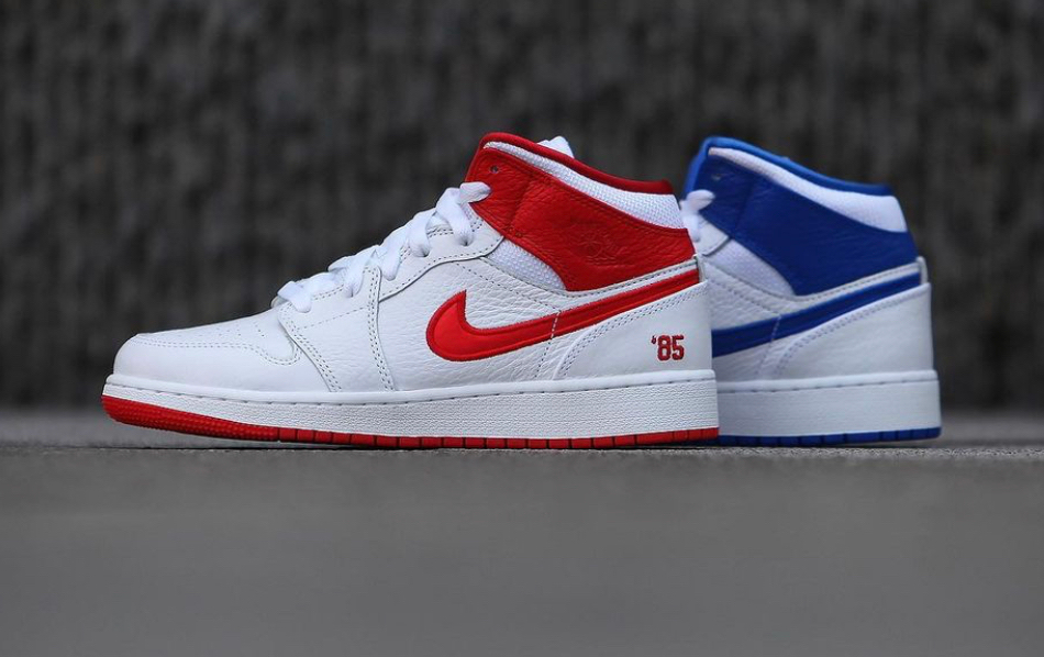 Giày Nike Air Jordan 1 Mid GS '85' DH0200-100 - Ảnh 8