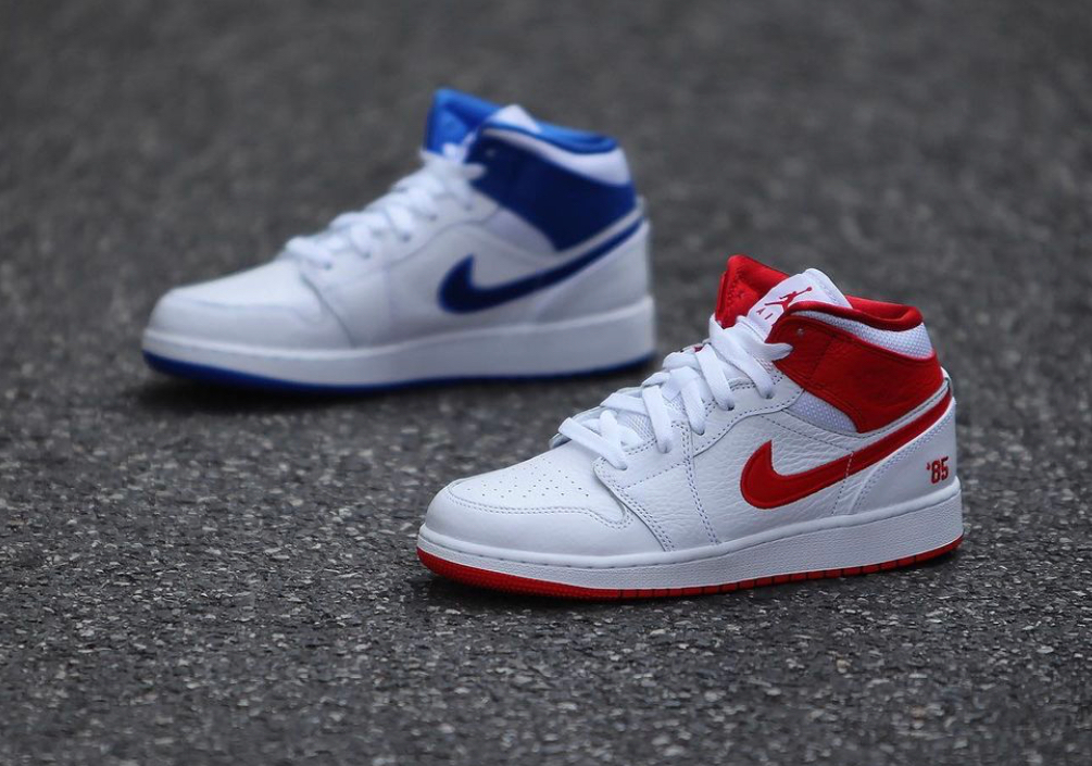 Giày Nike Air Jordan 1 Mid GS '85' DH0200-100 - Ảnh 9
