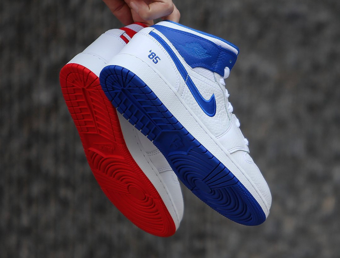 Giày Nike Air Jordan 1 Mid GS '85' DH0200-100 - Ảnh 7