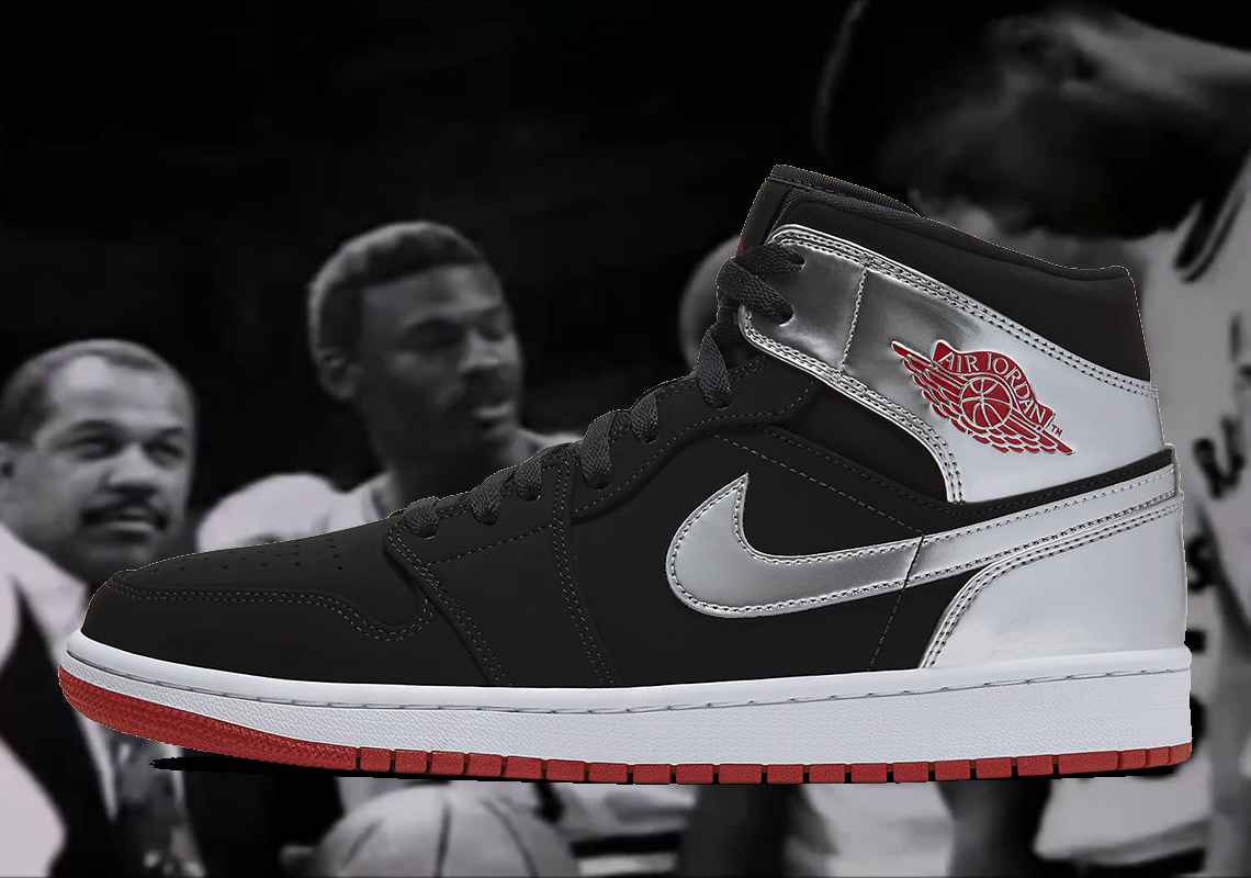 Giày Nike Air Jordan 1 Mid 'Johnny Kilroy' 554724-057 - Ảnh 4