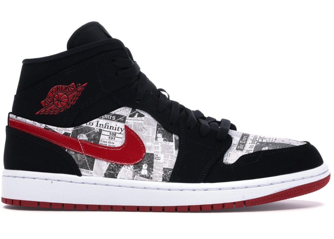 Giày Nike Air Jordan 1 Mid 'Newspaper' 852542-061