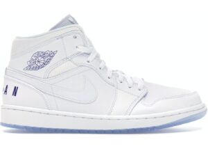 Giày Nike Air Jordan 1 Retro Mid 'White Concord' BQ6578-100