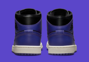 Giay Nike Air Jordan 1 Mid 'Purple Black' BQ6472-051