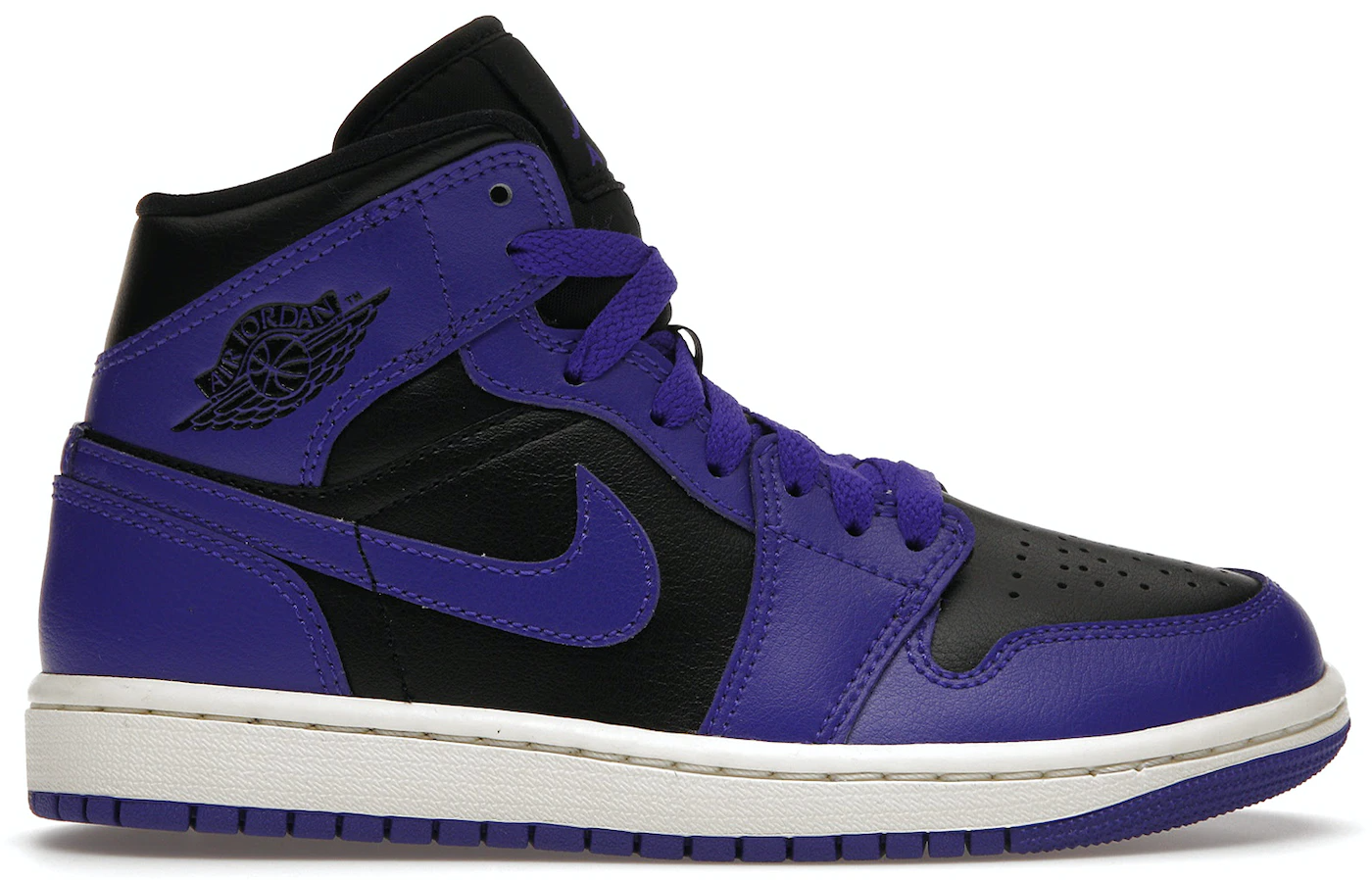 Giay Nike Air Jordan 1 Mid 'Purple Black' BQ6472-051