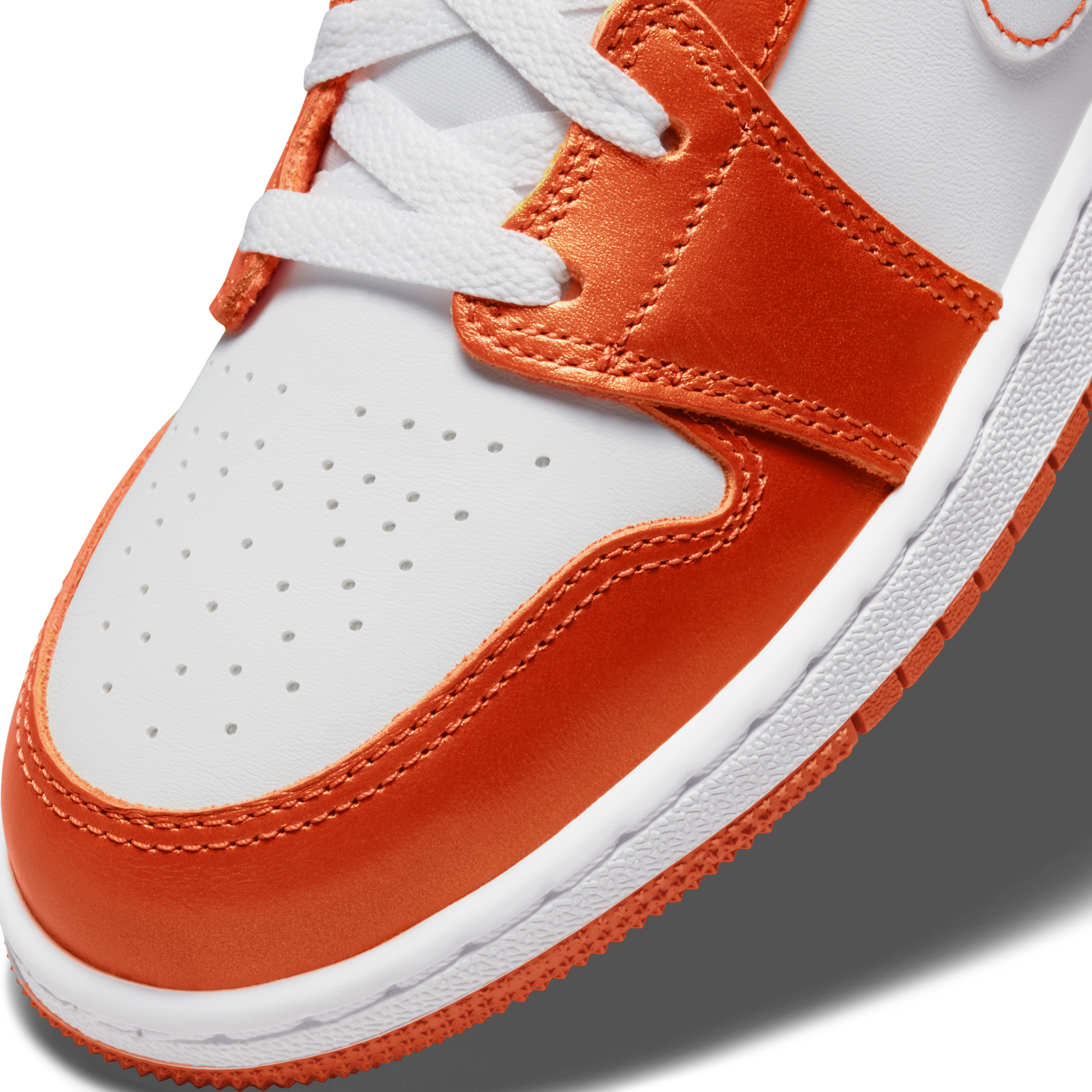 Giày Nike Air Jordan 1 Mid SE GS 'Electro Orange' DM4228-800 - Ảnh 7