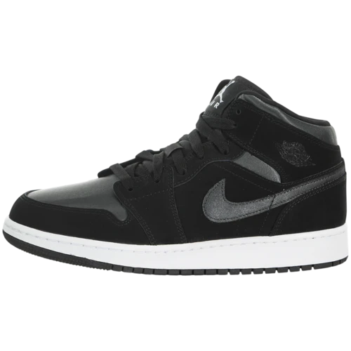 Giày Nike Air Jordan 1 Mid SE GS 'Black Anthracite' BQ6931-012 - Ảnh 6