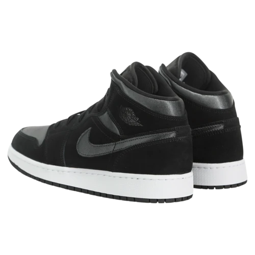 Giày Nike Air Jordan 1 Mid SE GS 'Black Anthracite' BQ6931-012 - Ảnh 9