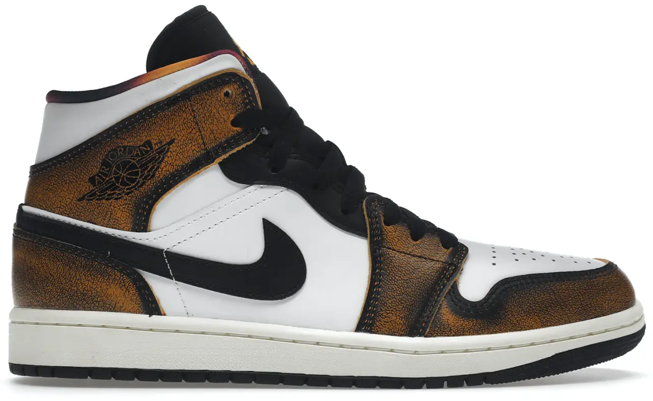 Giay Nike Air Jordan 1 Mid SE 'Orange Wear Away' DQ8417-071