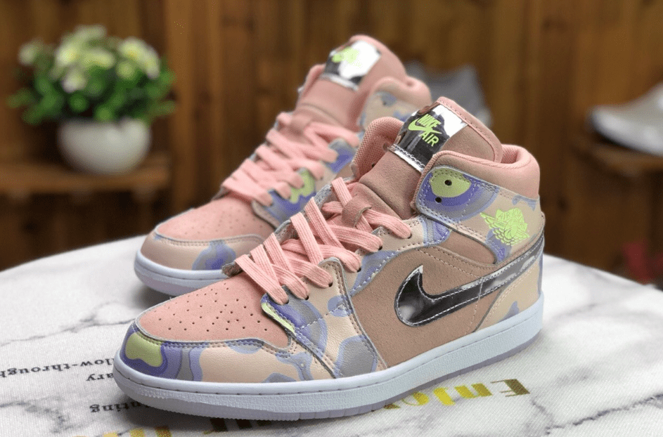 Giày Nike Wmns Air Jordan 1 Mid SE 'P Her Spective' CW6008-600 - Ảnh 7