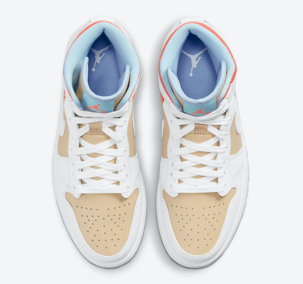 Giày Nike Air Jordan 1 Mid 'Sesame' CZ0774-200 - Ảnh 5