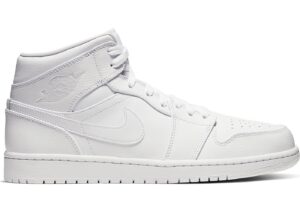 Giày Nike Air Jordan 1 Mid 'Triple White' (2020) 554725-126