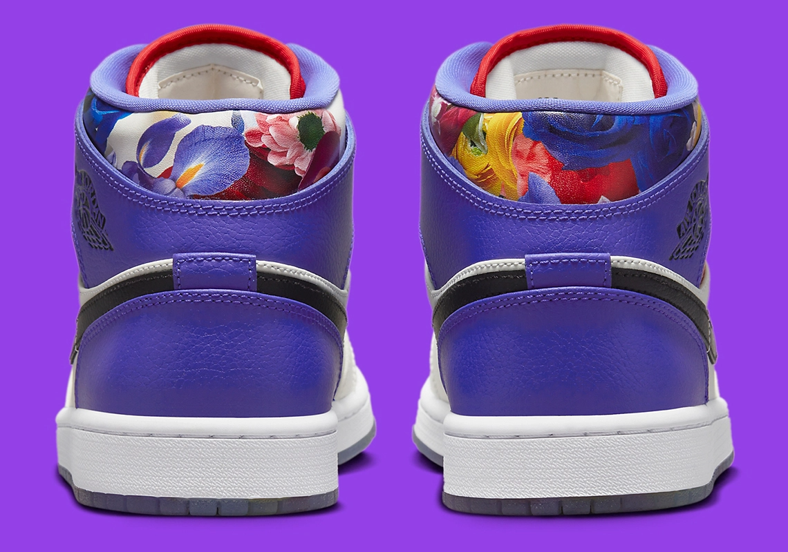 Giay Nike Air Jordan 1 Mid 'Valentine's Day Flowers' FD4330-101